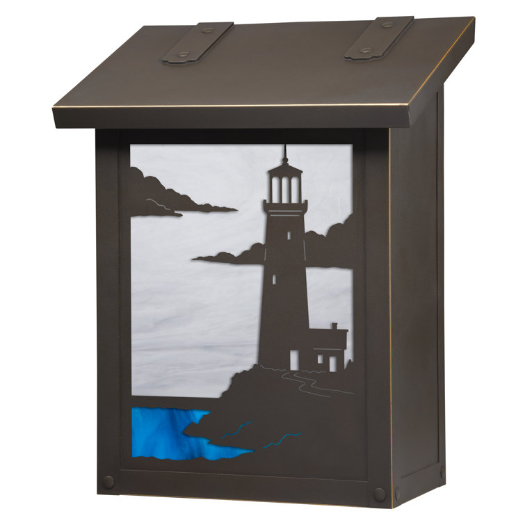 America's Finest Lighting Company Coastal Cottage Wall Mounted Mailbox